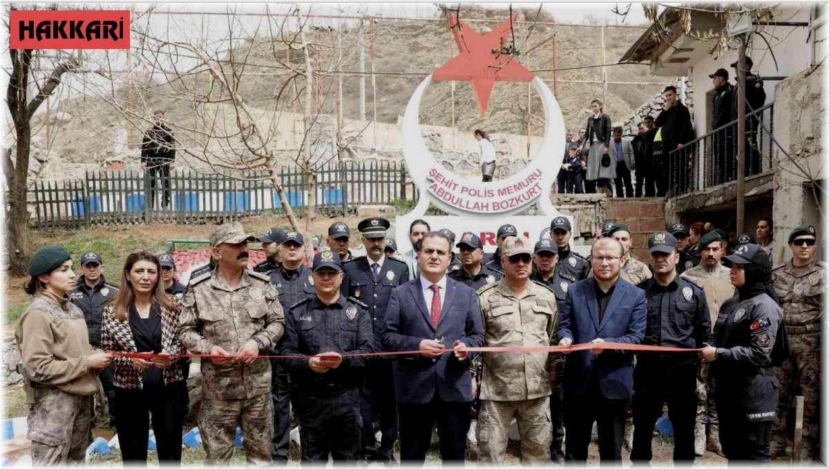 Vali Akbıyık, şehitlerin adı verilen park ve çeşmesini hizmete açtı