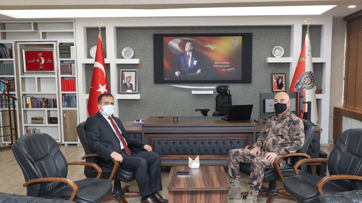 Vali Akbıyık'tan Müdür Pınar'a ziyaret