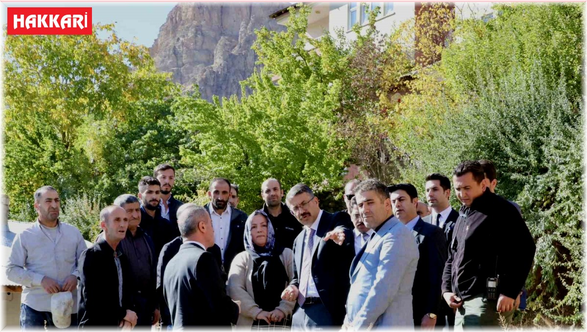 Vali Ali Çelik çalışmaları yerinde inceledi