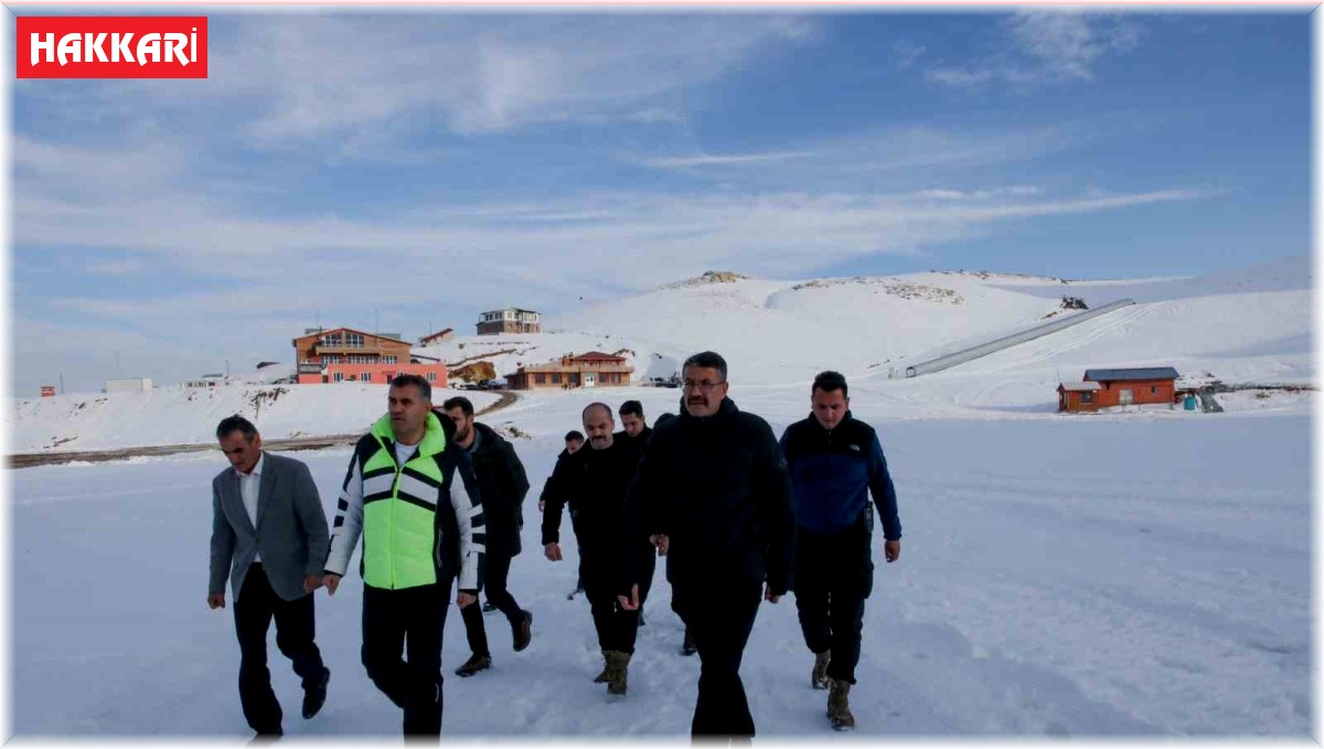 Vali Ali Çelik, yatırımcıları ve kayak severleri Hakkari'ye davet etti
