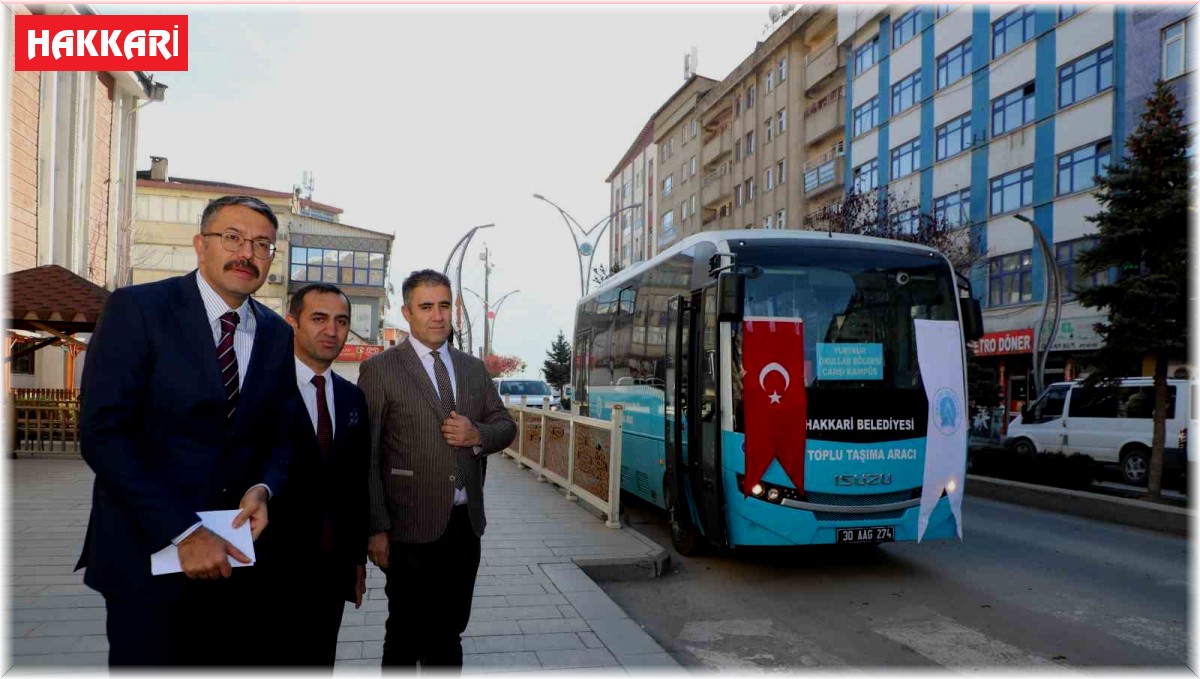 Vali Ali Çelik yeni alınan 2 toplu taşıma aracı törenine katıldı