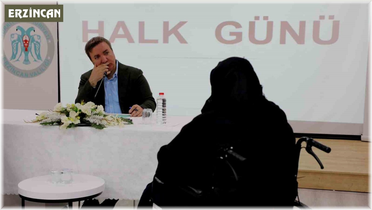 Vali Aydoğdu, "Halk Günü"nde 50 vatandaşı dinledi