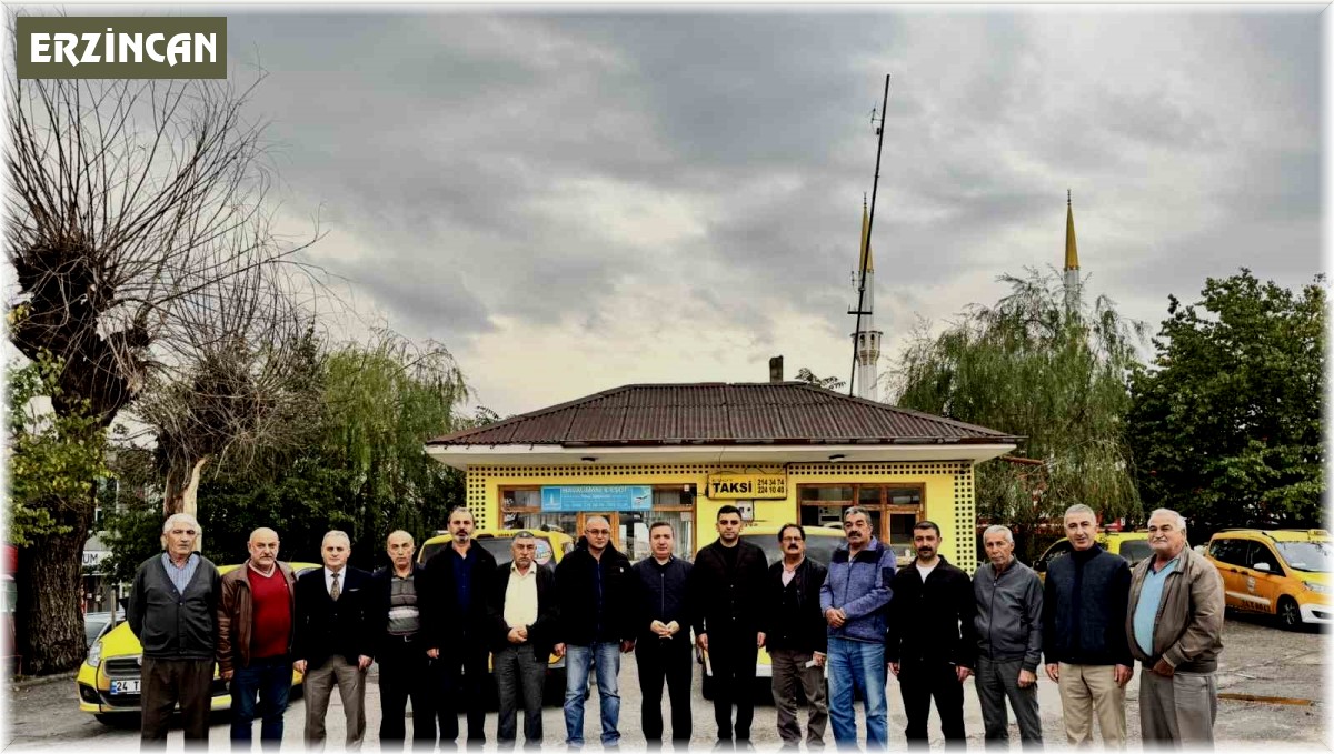 Vali Aydoğdu, taksi durağının misafiri oldu