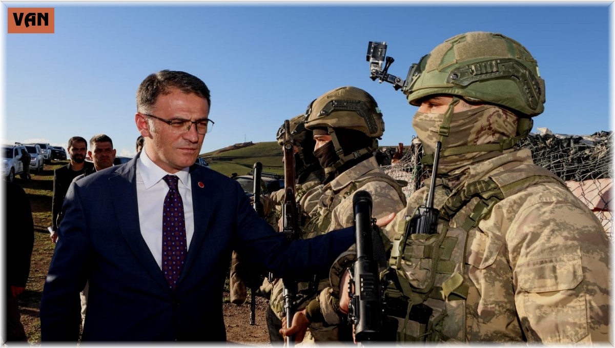 Vali Balcı, sınır hattındaki birlikleri ziyaret etti