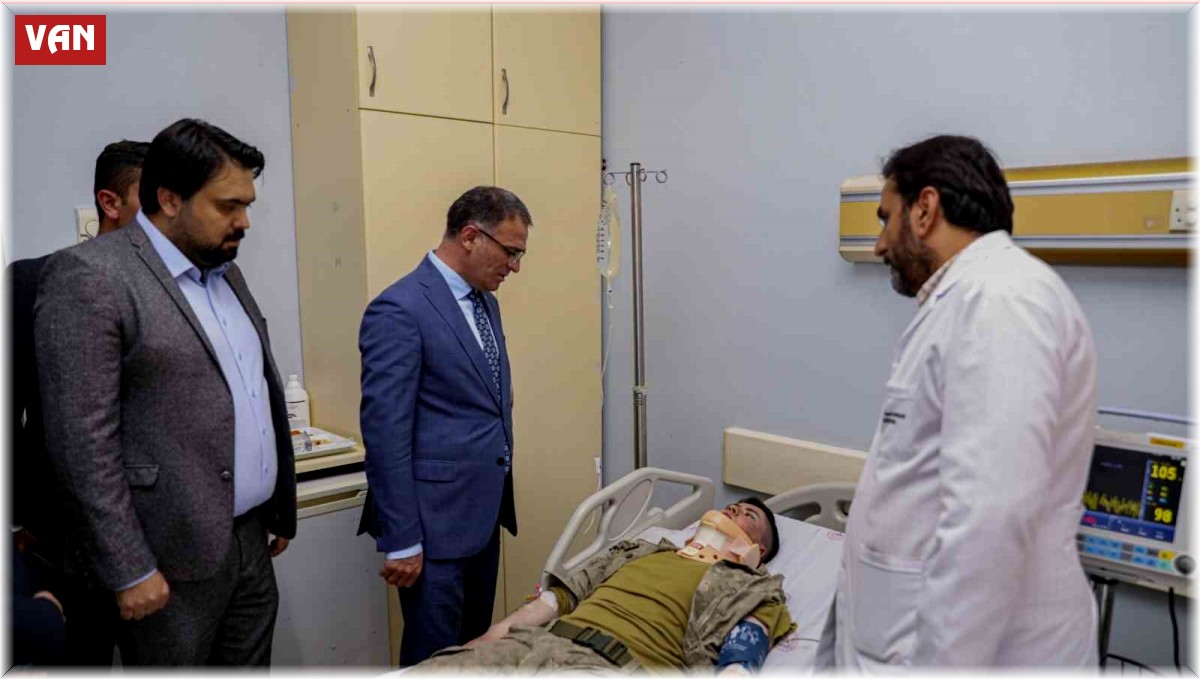 Vali Balcı, yaralı askerleri ziyaret etti