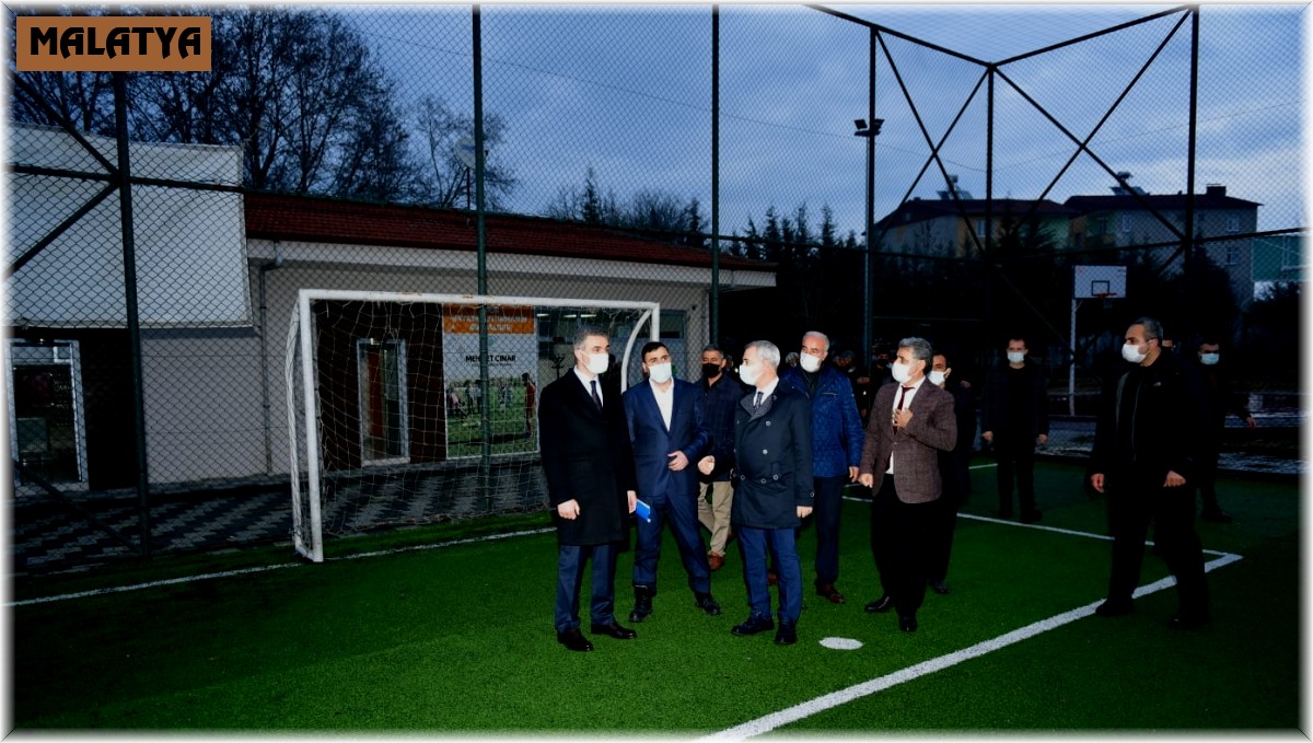 Vali Baruş ve Başkan Çınar, yatırımları incelediler