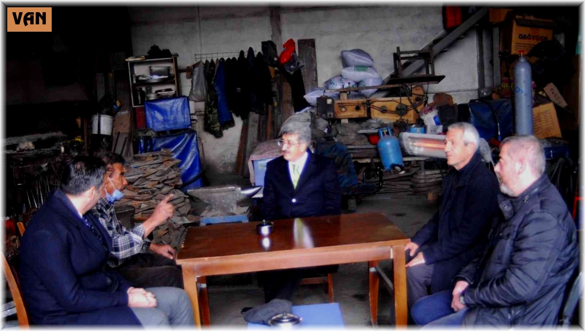 Vali Bilmez'den demirci ustasına anlamlı ziyaret