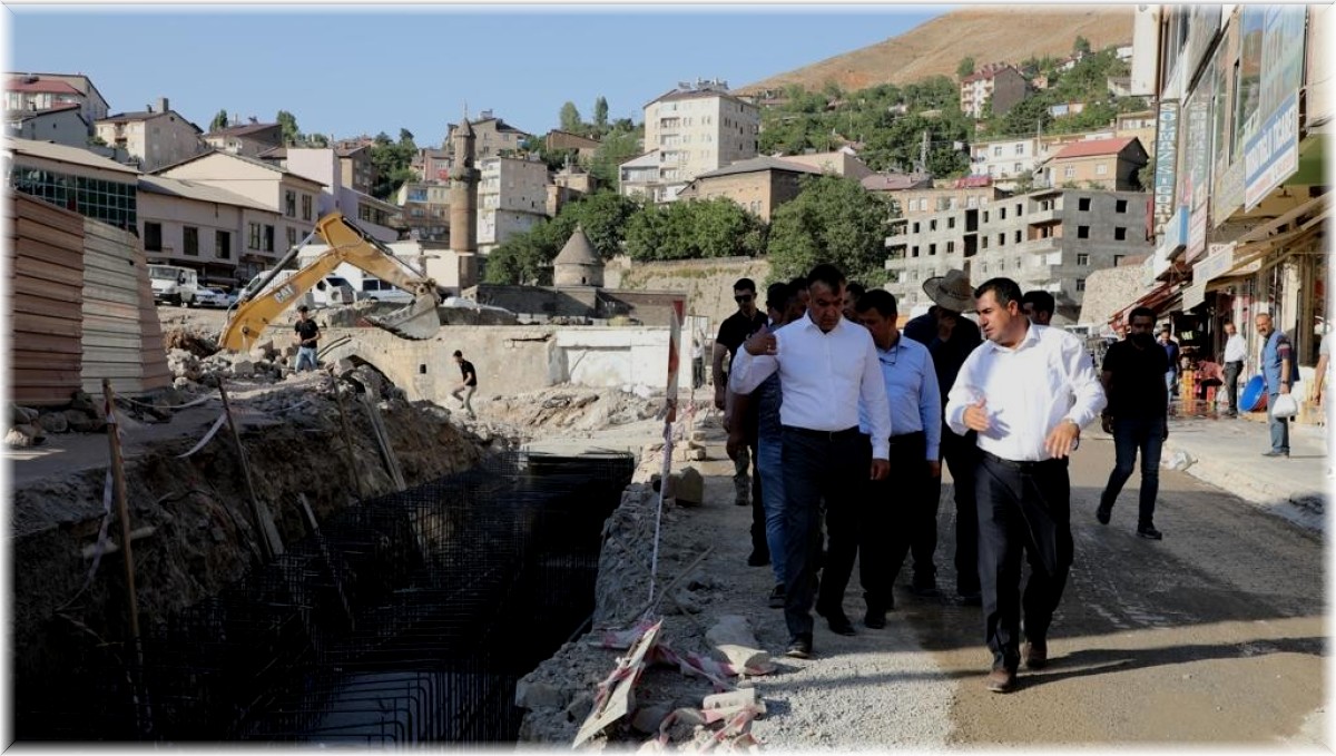 Vali Çağatay, dere üstü projesini inceledi