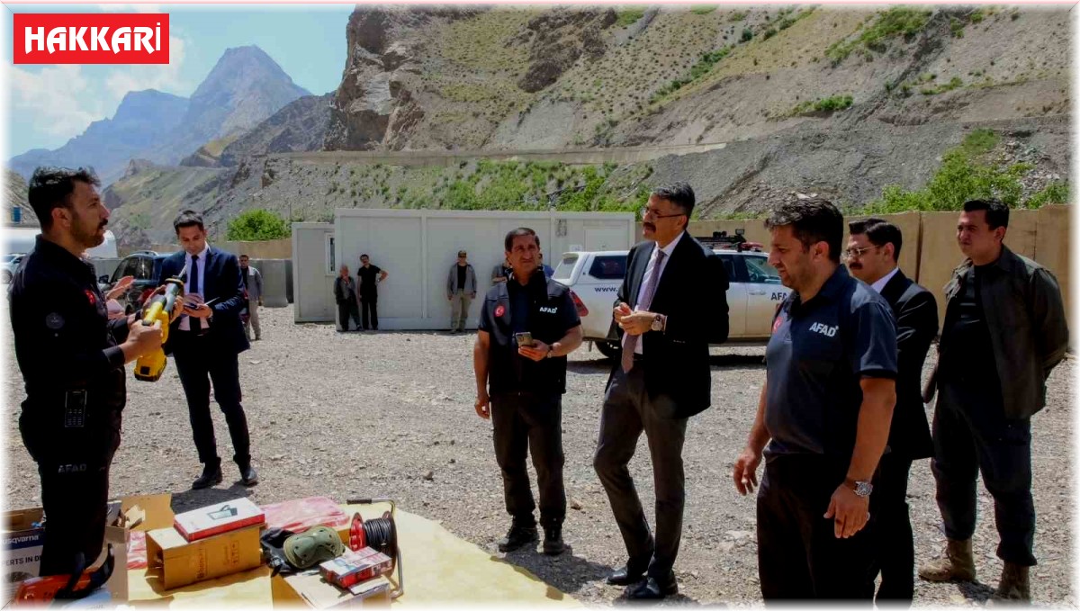 Vali Çelik deprem hazırlık çalışmalarını yerinde inceledi