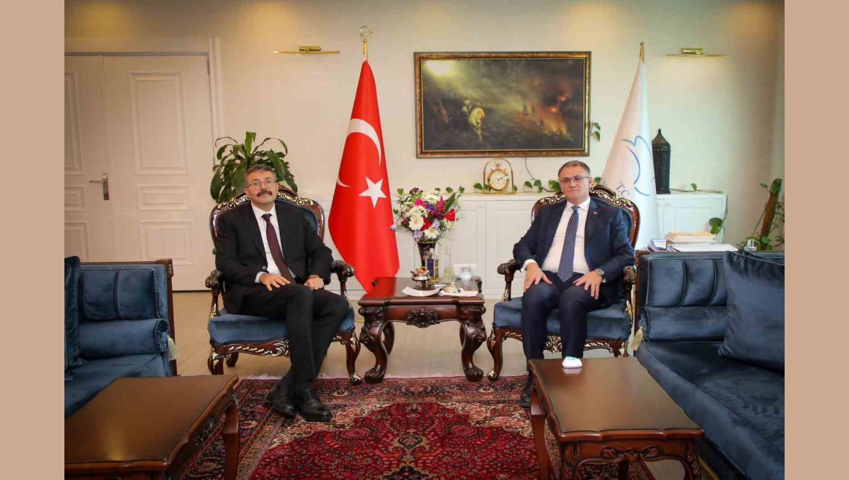 Vali Çelik'ten Vali Balcı'ya ziyaret
