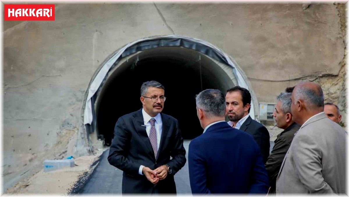 Vali Çelik: "Yüksekova tüneli yakında açılacak"
