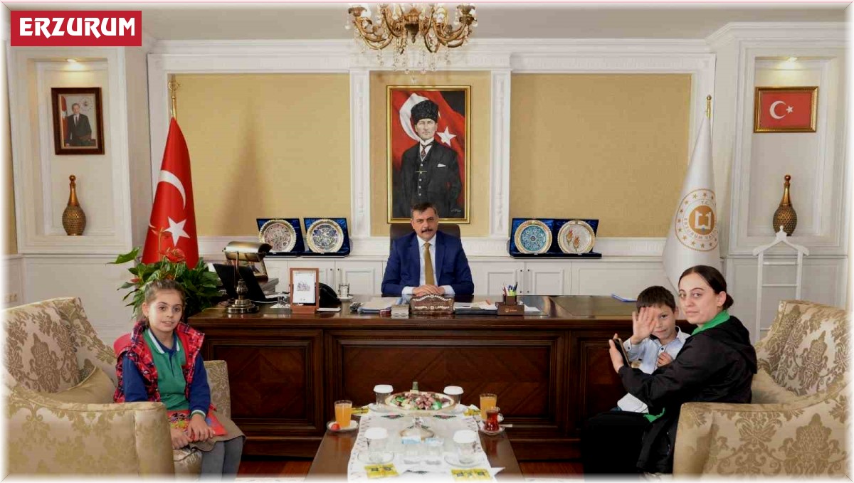 Vali Çiftçi Bera'yı makamında kabul etti