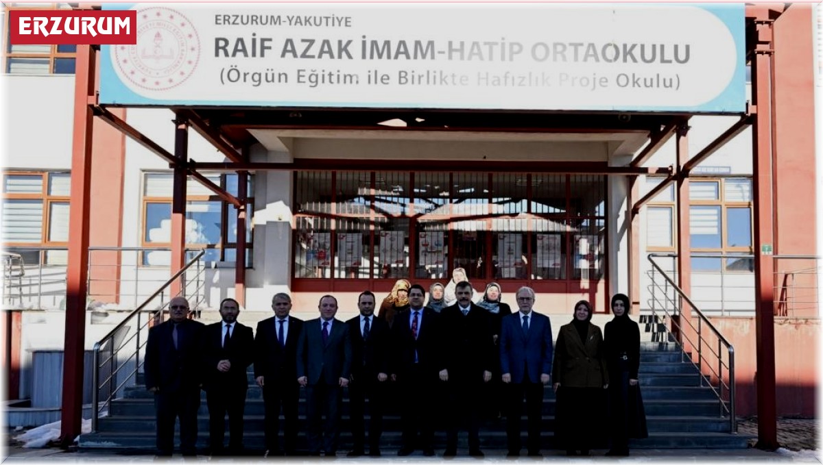 Vali Çiftçi'den Raif Azak İmam Hatip Ortaokulu'nda