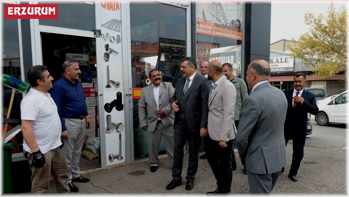 Vali Çiftçi'den sanayi esnafına ziyaret