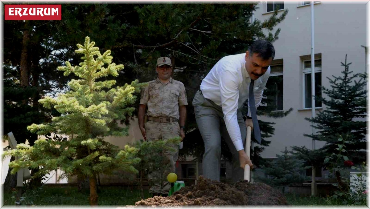 Vali Çiftçi fidan dikti