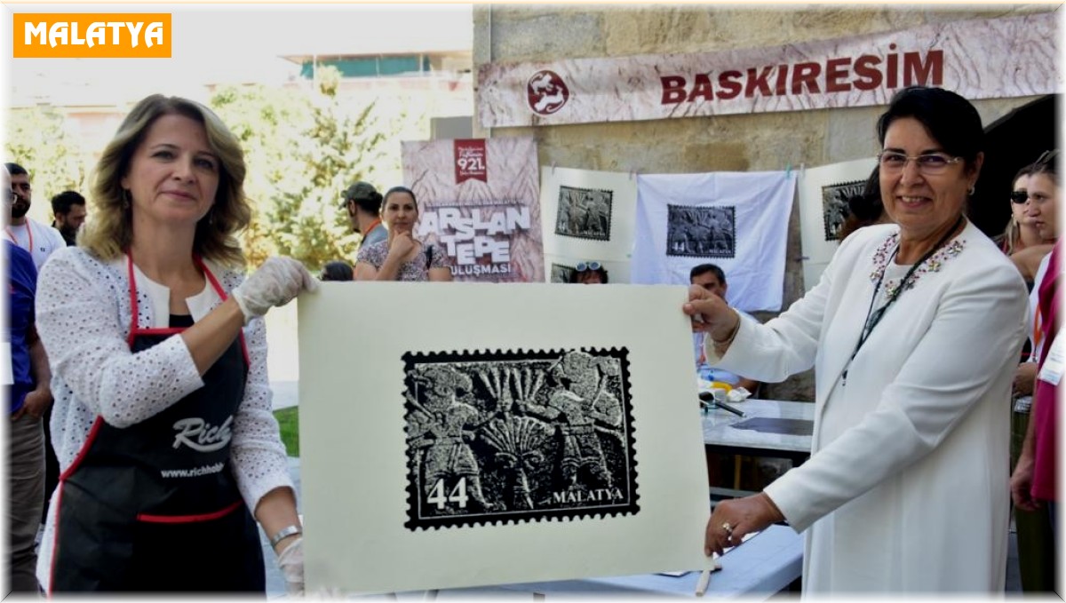 Vali eşinden baskı resim çalışması