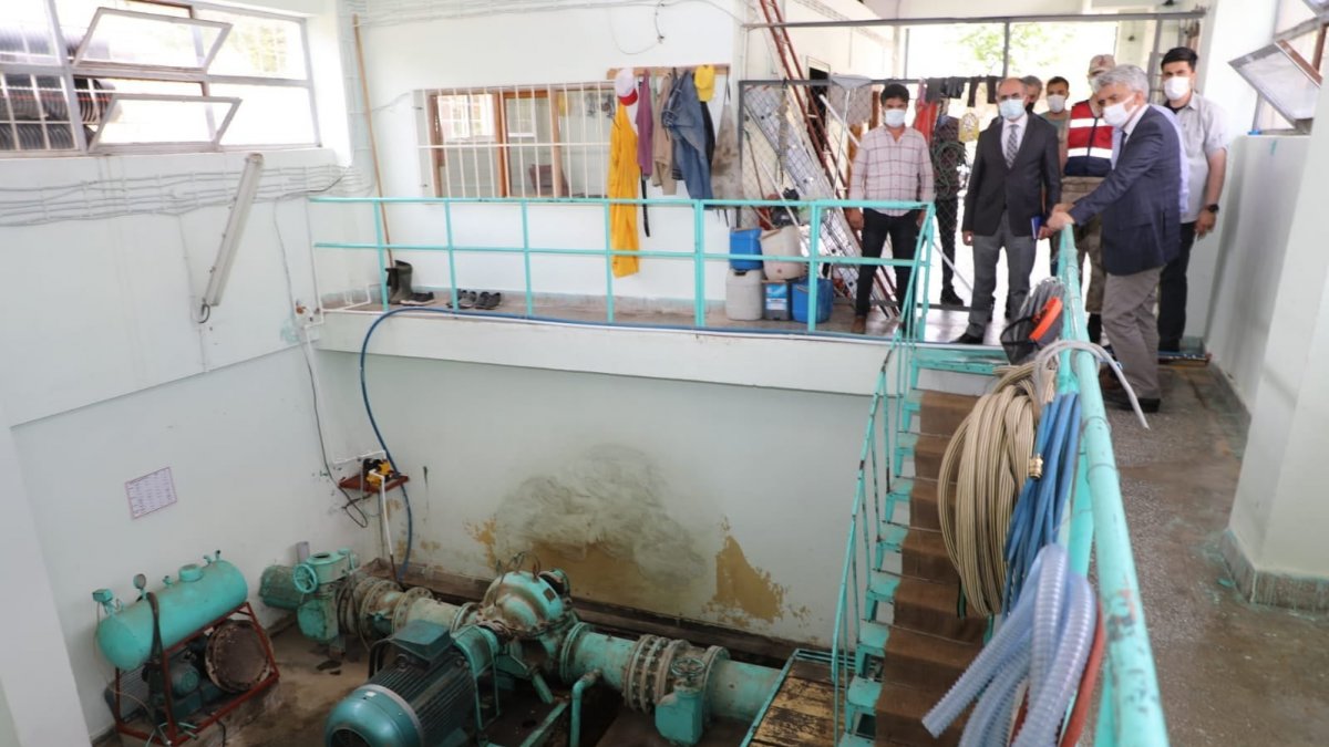 Vali Makas, tarımsal sulama faaliyetlerini inceledi