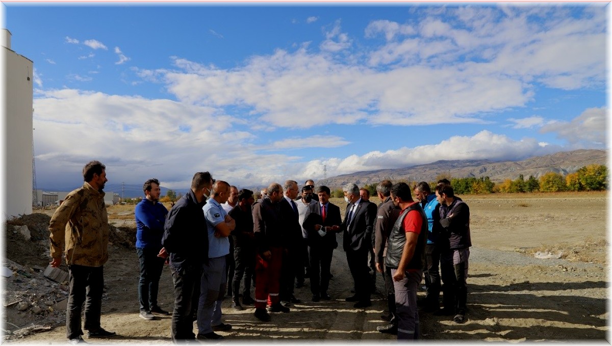 Vali Makas ve Başkan Aksun çalışmaları inceledi