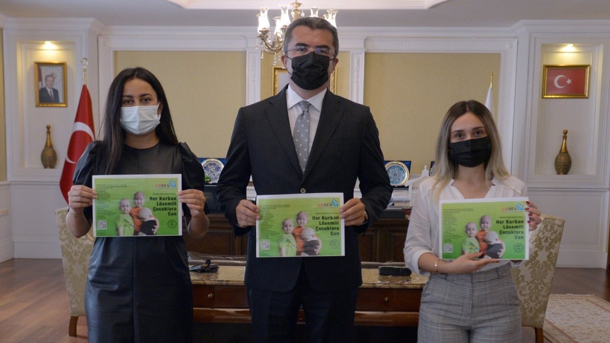 Vali Memiş'ten LÖSEV'e destek