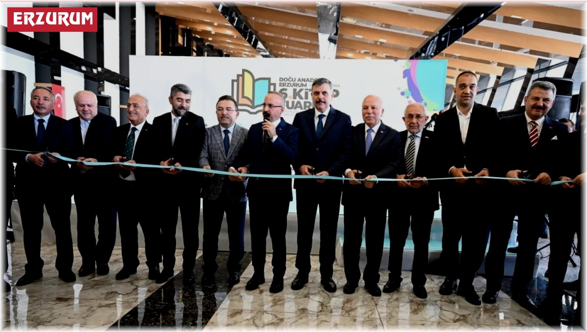 Vali Mustafa Çiftçi, Doğu Anadolu Erzurum Kitap Fuarı'nın açılışına katıldı