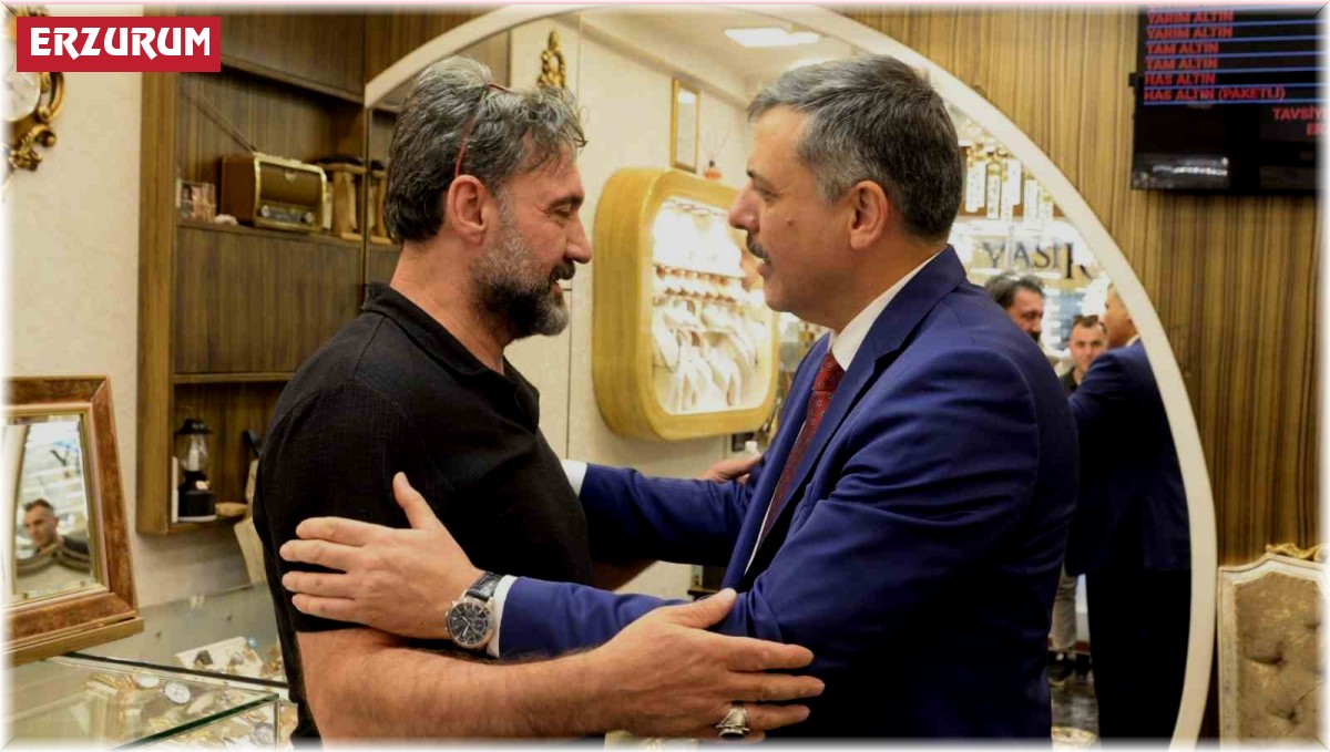 Vali Mustafa Çiftçi, Taşmağazalar esnafıyla bir araya geldi