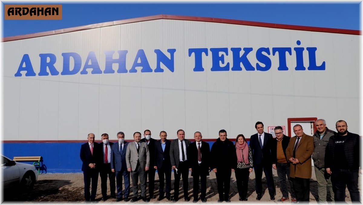 Vali Öner ve Başkan Demir'den fabrika ziyareti