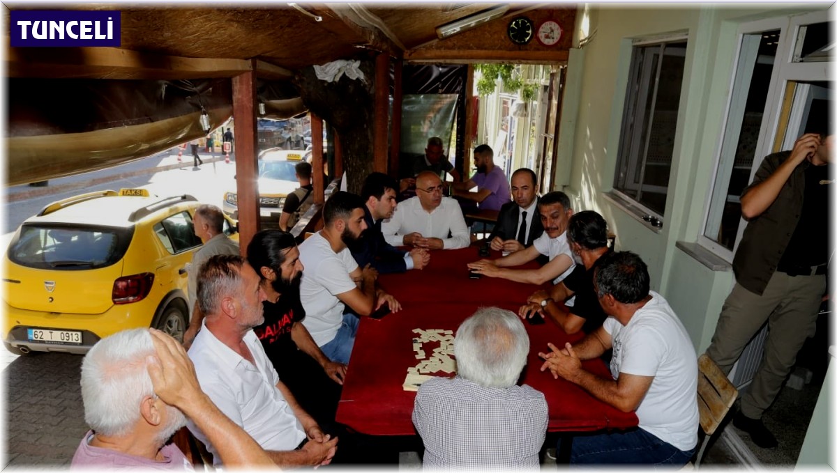 Vali Özkan vatandaşlarla bir araya geldi