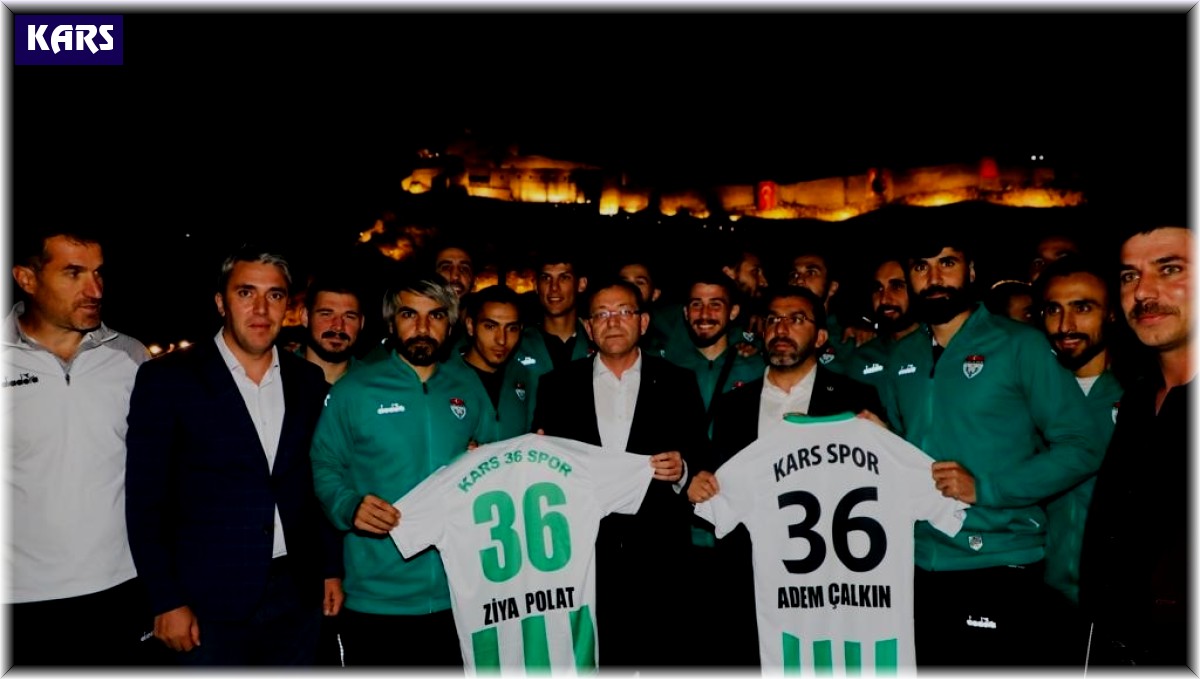 Vali Polat ve Milletvekili Çalkın'a 36 numaralı forma