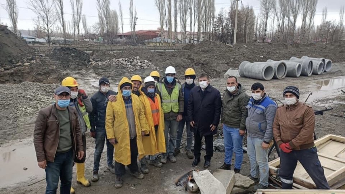 Vali Sarıibrahim saha denetiminde