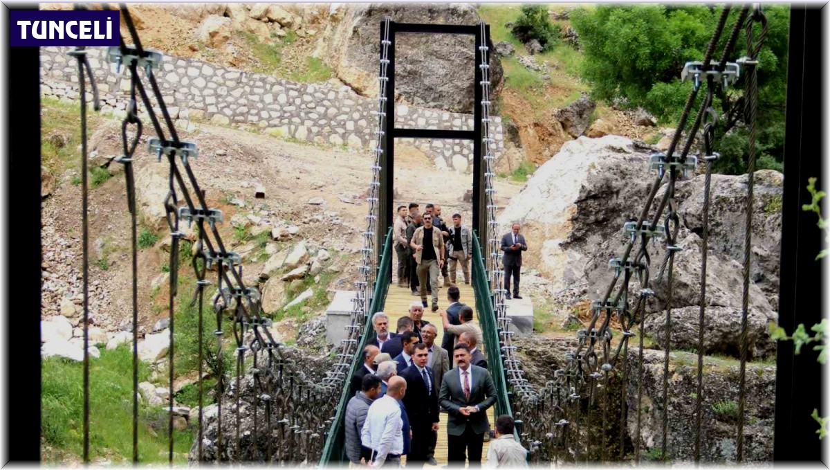 Vali Tekbıyıkoğlu, Çemişgezek'te incelemelerde bulundu