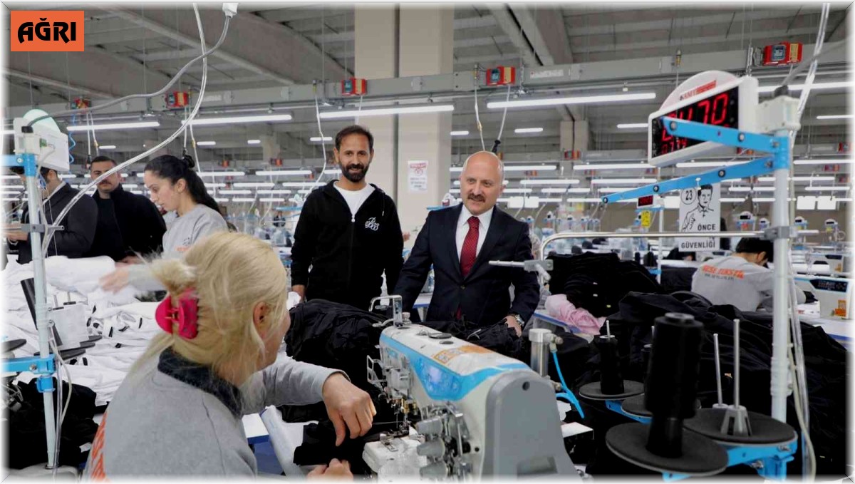 Vali Varol, GESE Tekstil'i ziyaret etti
