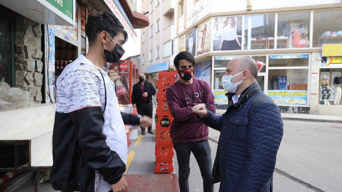 Vali Varol, korona virüs denetimlerine katıldı