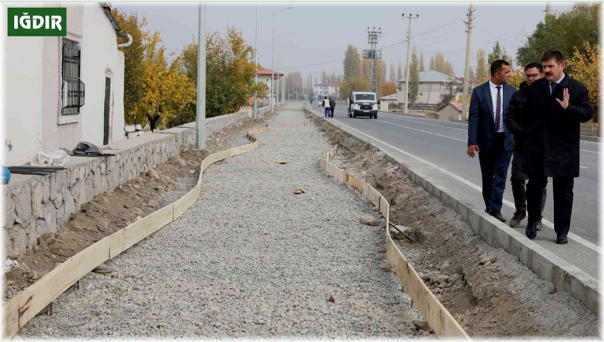 Vali ve Belediye Başkan Vekili Sarıibrahim, çalışmaları yerinde inceledi