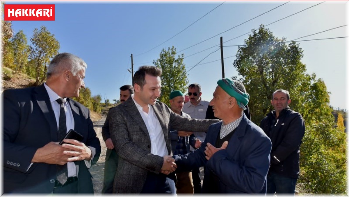 Vali Yardımcısı Karadağ, Çukurca'daki köyleri ziyaret etti