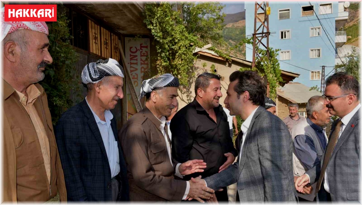 Vali Yardımcısı Karadağ Irak'ın sıfır noktasındaki köylerde yapılan çalışmaları yerinde inceledi
