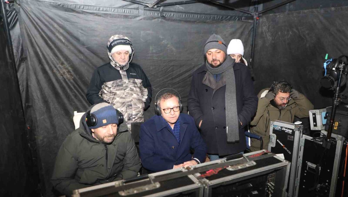 Vali Ziya Polat'tan "Veliaht" dizisi setine ziyaret