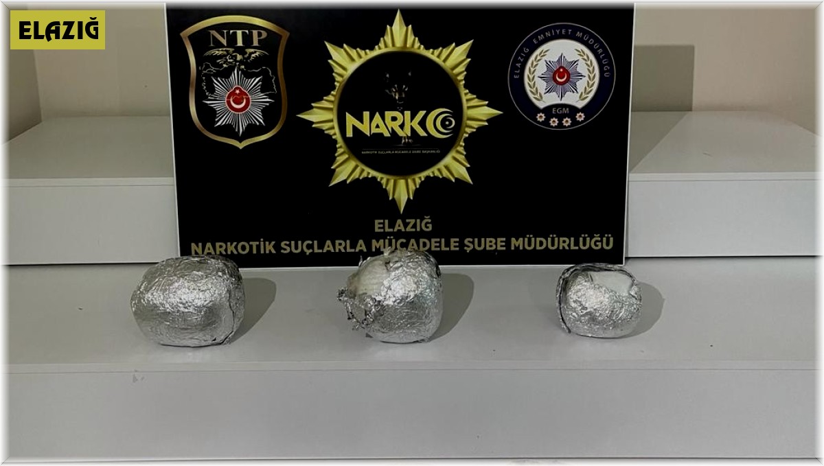 Valizinden 8 kilo uyuşturucu çıkan şüpheli gözaltına alındı