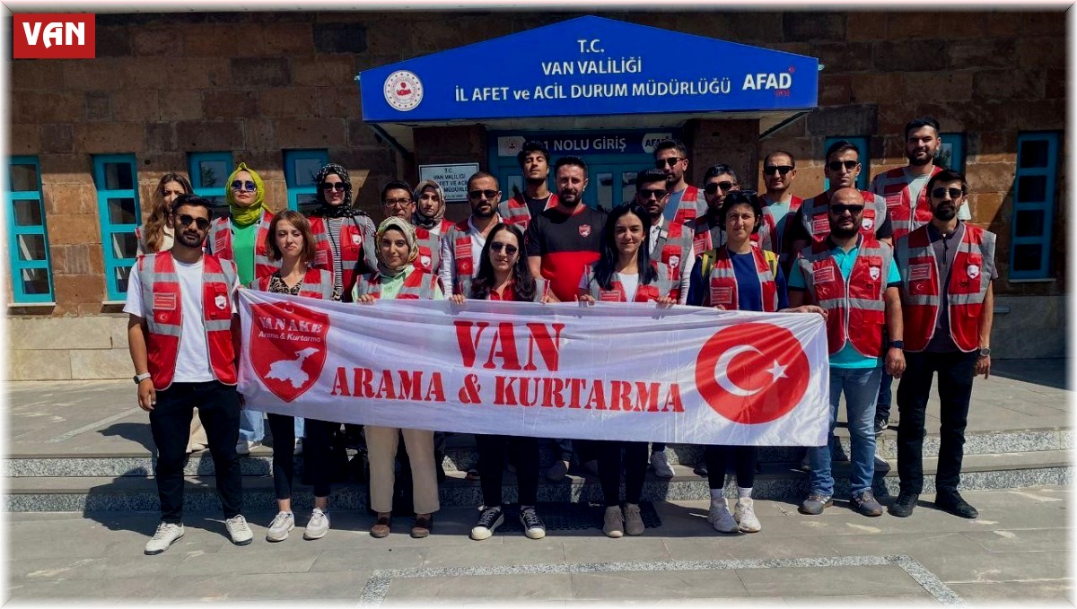 Van AFAD'dan Van Arama ve Kurtarma Derneği gönüllülerine eğitim