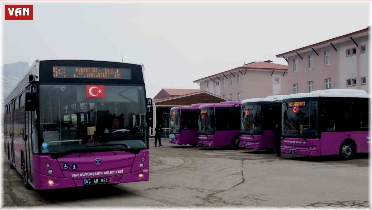 Van Büyükşehir Belediyesi 1 yılda 16 milyon yolcu taşıdı