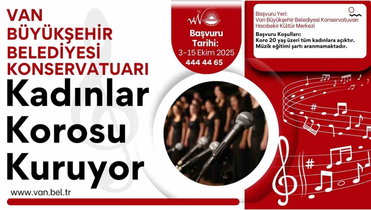 Van Büyükşehir Belediyesi kadınlar korosu kuruyor