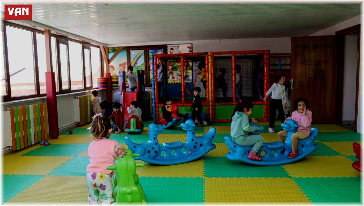 Van Büyükşehir Belediyesi Kreşinde çocuklar daha mutlu