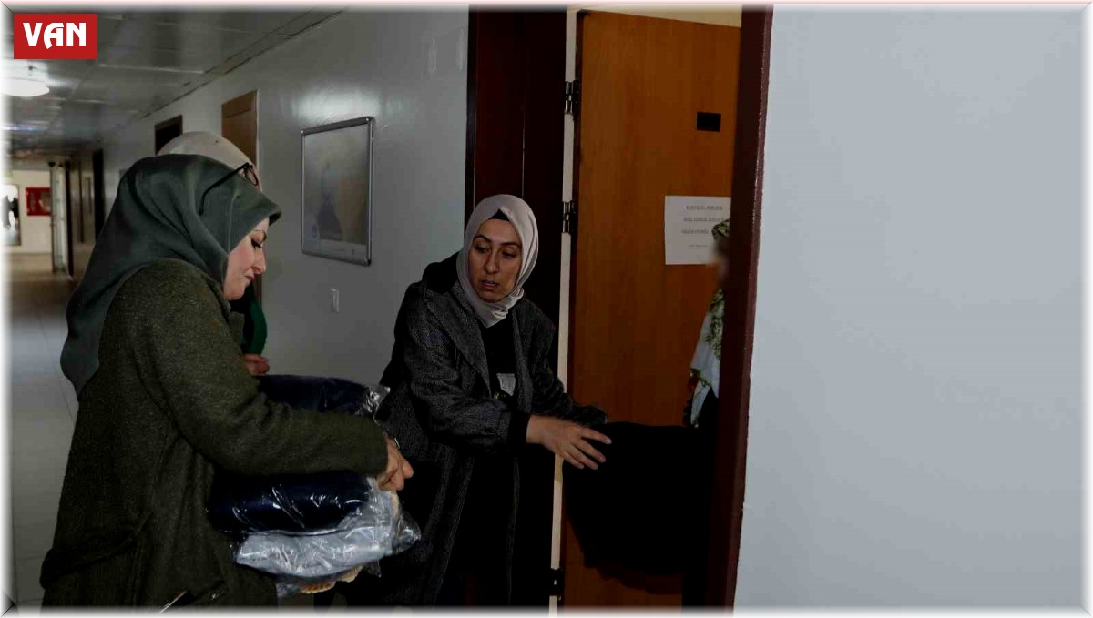 Van Büyükşehir Belediyesi yurtlarda kalan depremzedeleri unutmadı