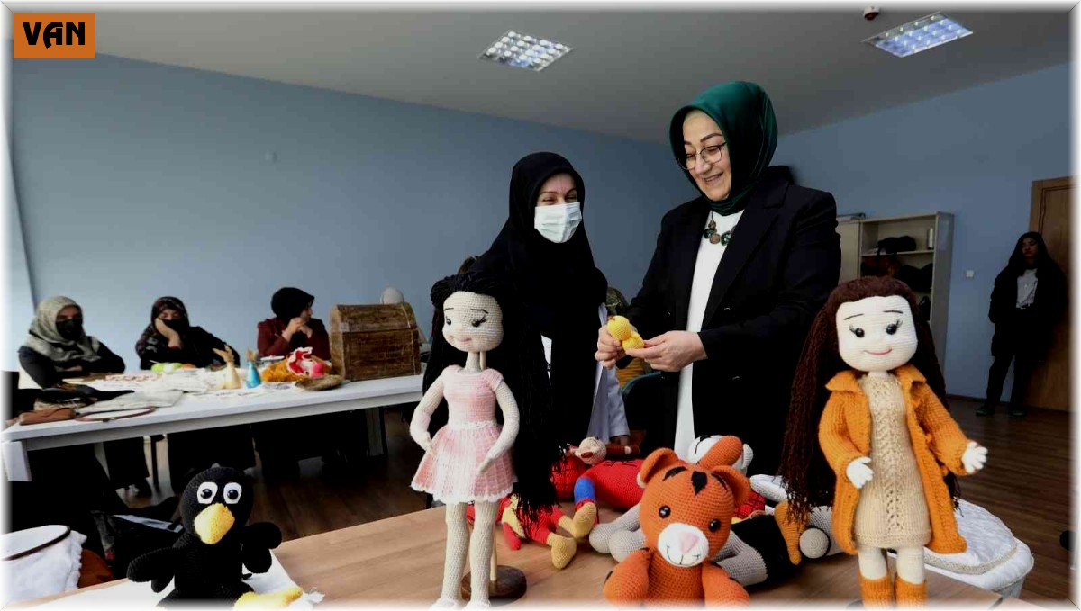 Van Büyükşehir Belediyesinden amigurumi kursu