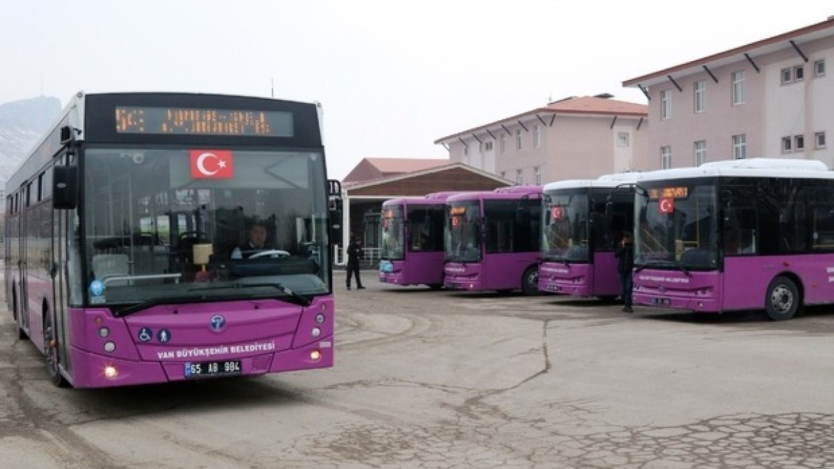 Van Büyükşehir Belediyesinden bayram boyunca ücretsiz ulaşım hizmeti