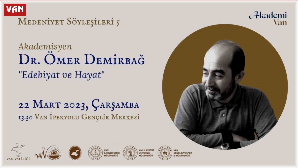 Van Büyükşehir Belediyesinden "Edebiyat ve Hayat" söyleşisi