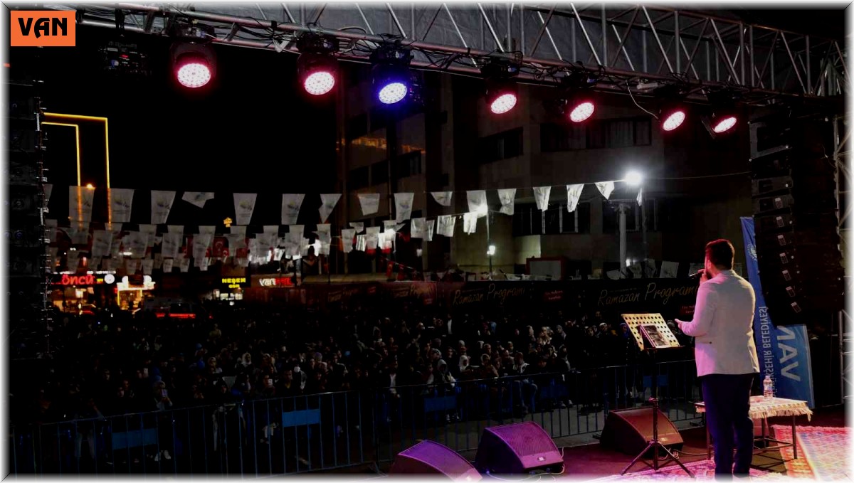 Van Büyükşehir Belediyesinin Ramazan etkinlikleri coşkuyla sürüyor