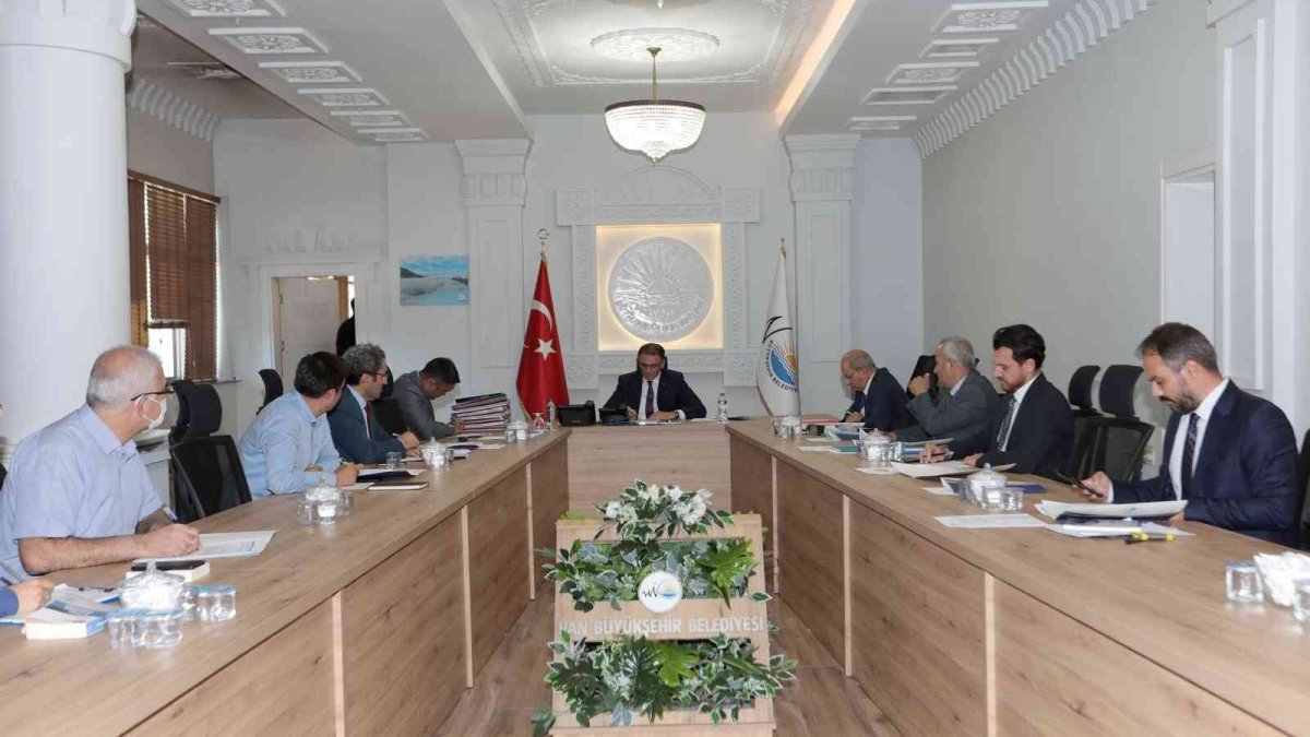 Van Büyükşehir Belediyesinin temmuz ayı meclis toplantısı yapıldı