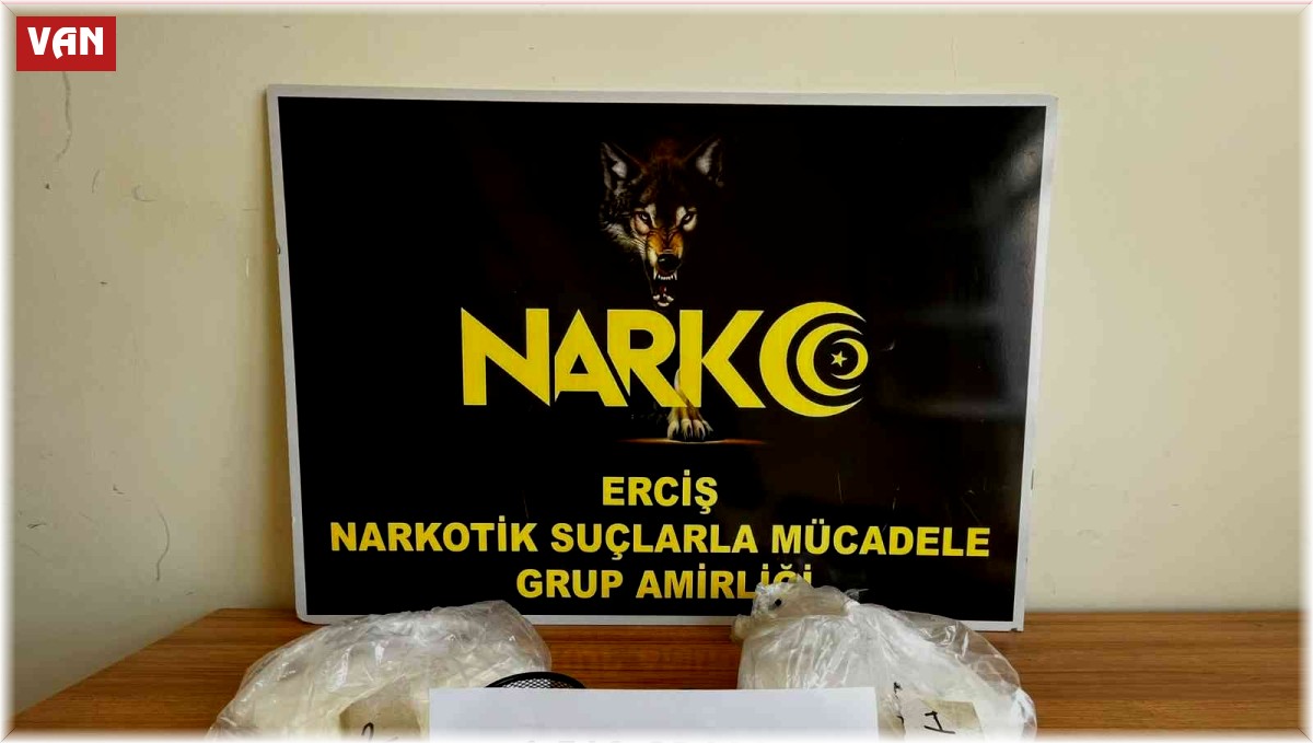 Van'da 1 kilo 510 gram metamfetamin ele geçirildi