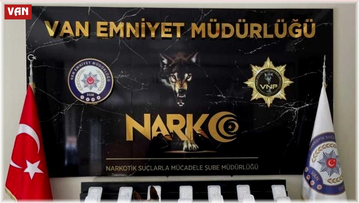 Van'da 10 kilo 500 gram metamfetamin ele geçirildi