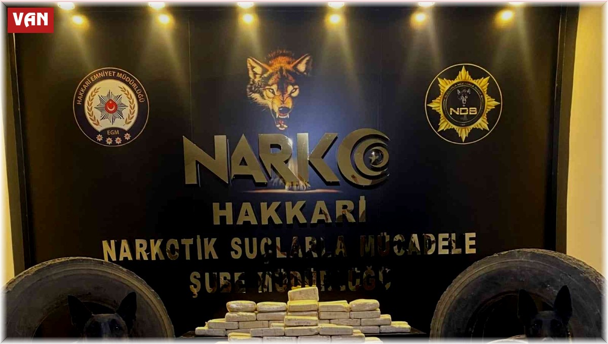 Van'da 100 kilogram eroin ele geçirildi